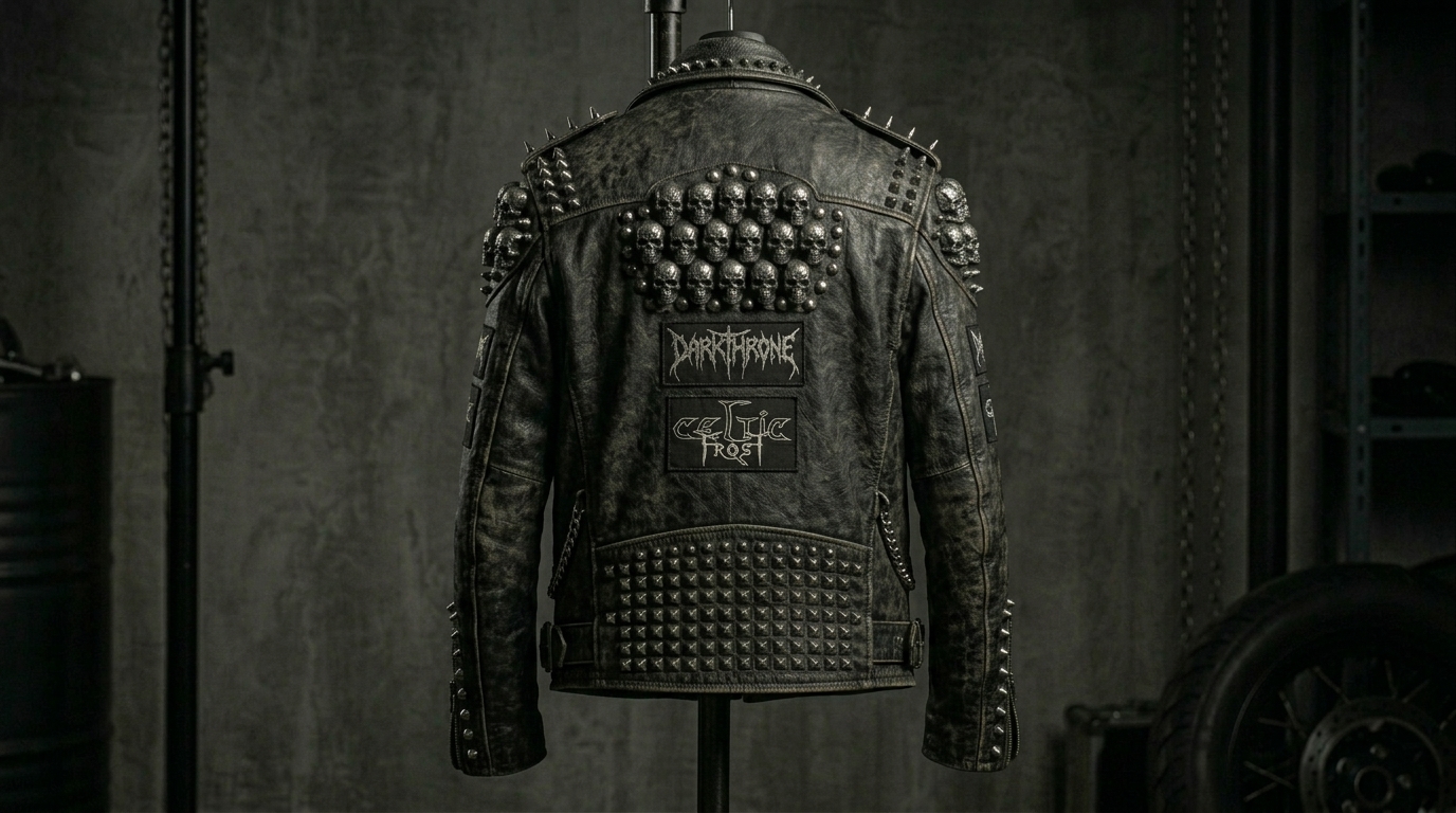 The Ultimate 3D Skull-Armored Battle Jacket - Image 2