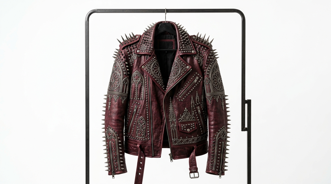 The Ultimate Gothic Cathedral Burgundy Armor