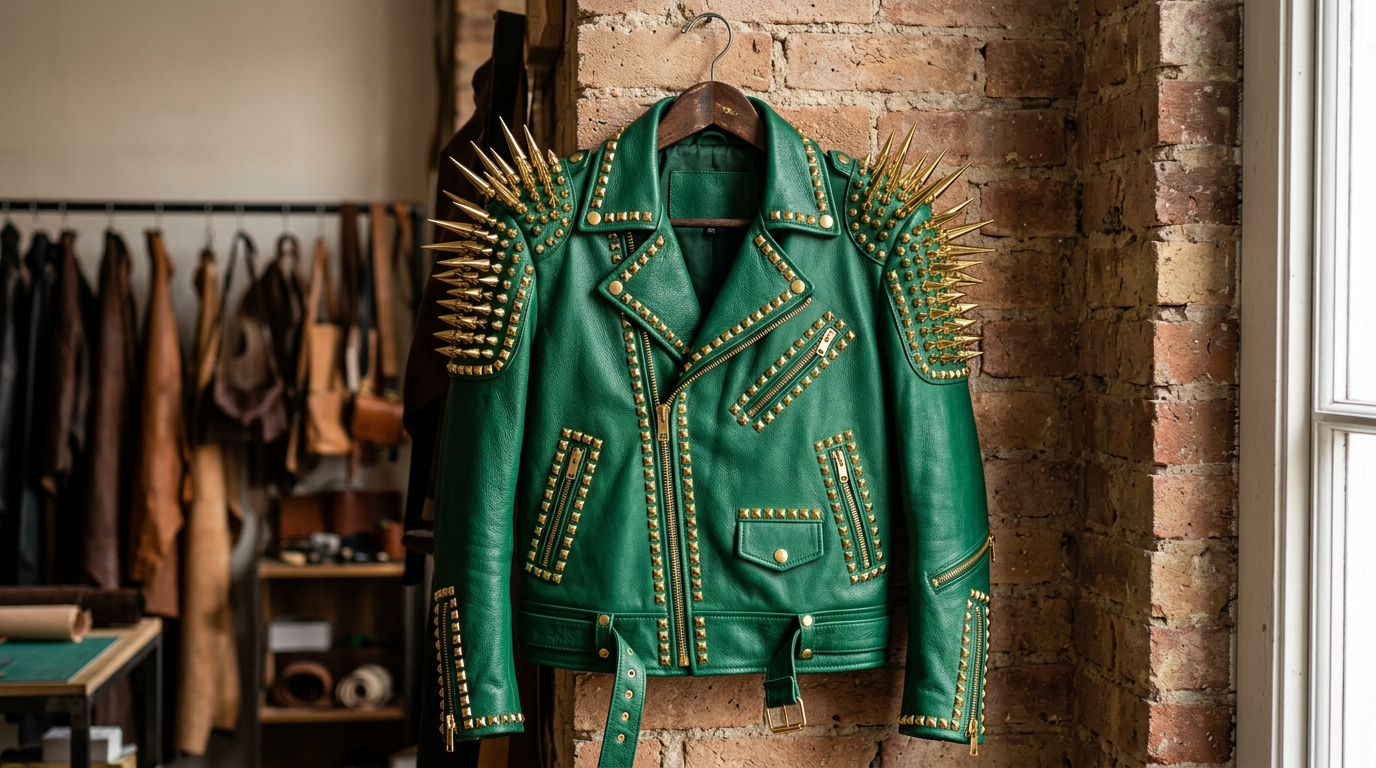 The Gold-Armored Emerald Battle Jacket