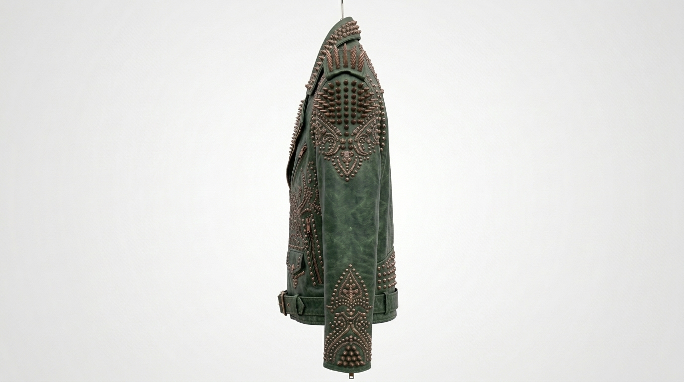 The Ultimate Forest Green Battle Jacket - Image 4