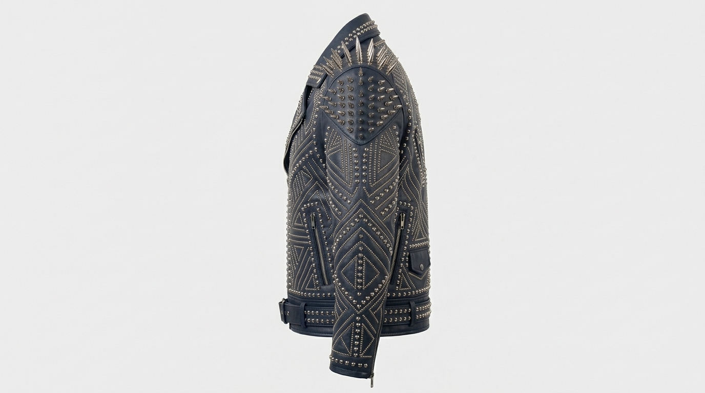 Intricate Geometric Studded Battle Armor - Image 3