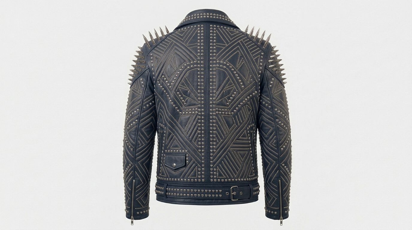 Intricate Geometric Studded Battle Armor - Image 2