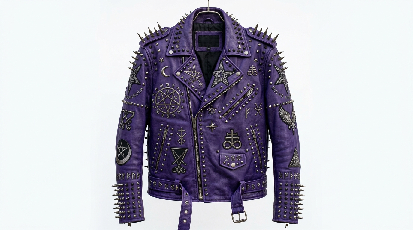 The Ultimate Occult Purple Battle Jacket