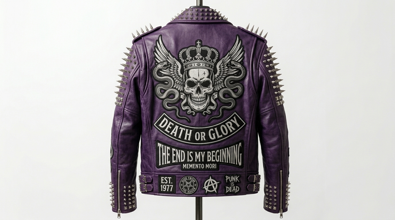 The Ultimate Gothic Punk Battle Jacket - Image 2