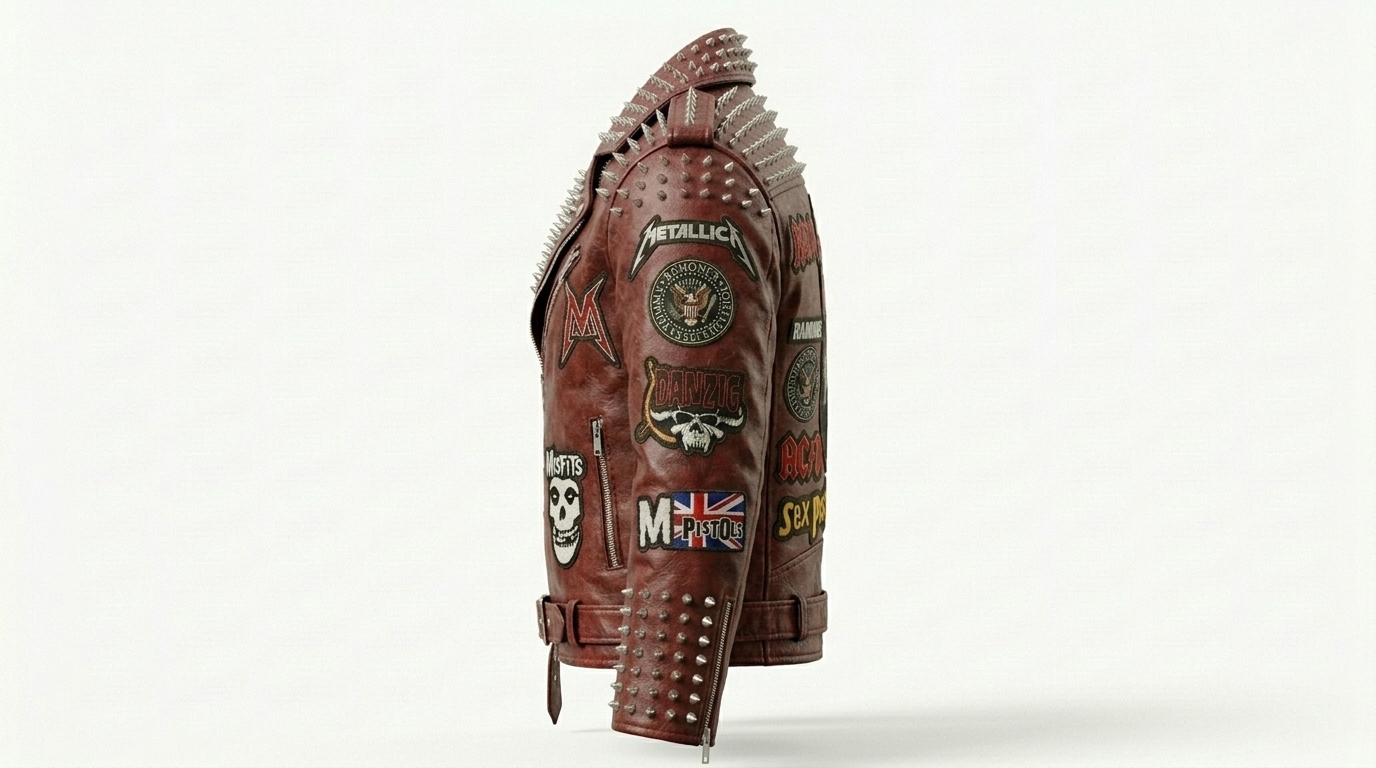 The Ultimate Red Rock & Metal Battle Jacket - Image 4
