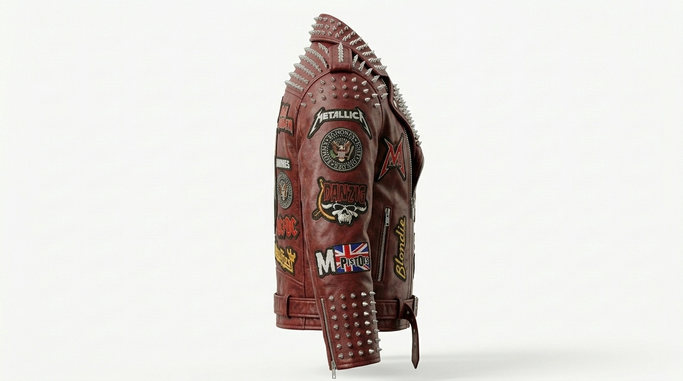 The Ultimate Red Rock & Metal Battle Jacket - Image 3
