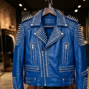 The Ultimate Royal Blue Armor Battle Jacket