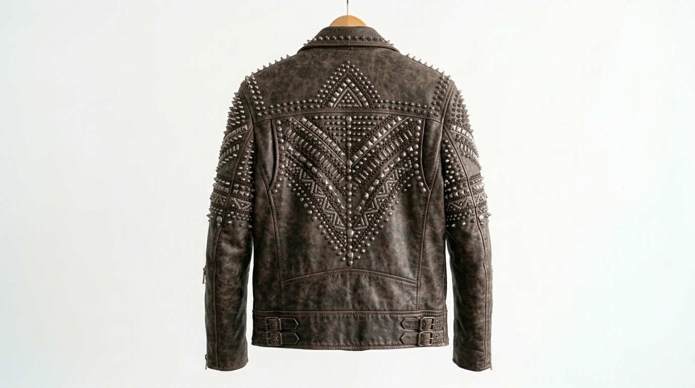 The Ultimate Handcrafted Aztec Battle Jacket - Image 2