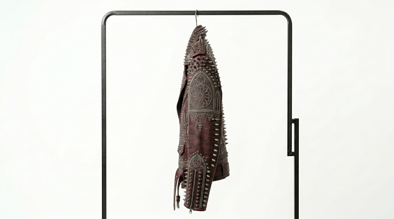 The Ultimate Gothic Cathedral Burgundy Armor - Image 4